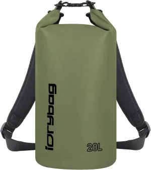 IDRYBAG Dry Bags for Kayaking Waterproof 2L/5L/10L/15L/20L, Small Dry Bag Waterproof Floating, Dry Sack Waterproof Bag for Paddleboarding Travel