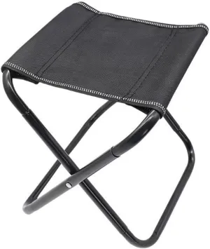 IMIKEYA Portable Folding Stool Chairs Outdoor Stool Fold up Chair Fold up Stool Camping Stool Folding Camping Chair Folding Stools for Adults Portable Travel Stool Small Stool Canvas Black