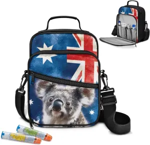 Insulin Travel Case, Australia Diabetes Supplies Bag, Diabetic Medication Organizer Bag with Shoulder Strap for Diabetic Supplies