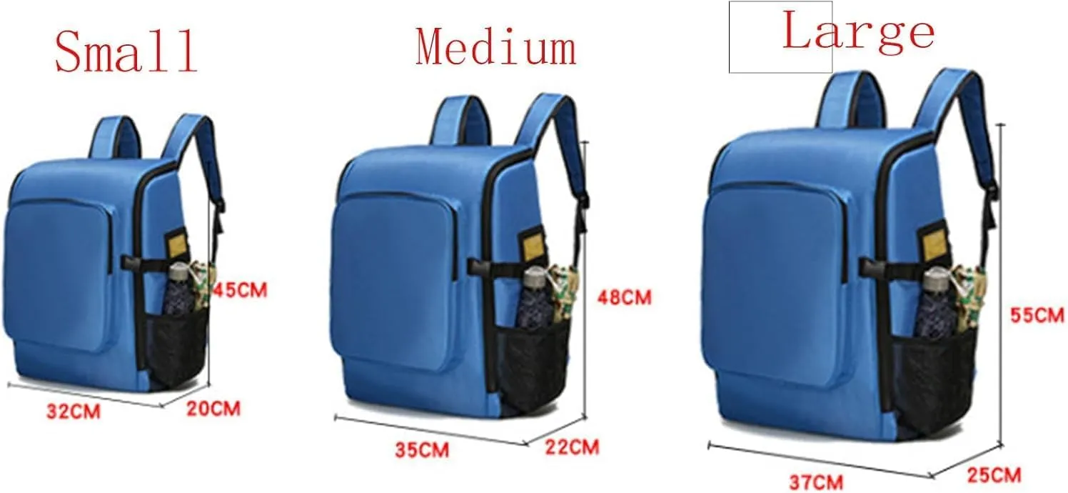 IOCCIOBB First Aid Kit Bag, Empty Emergency First Aid Medical Backpacks Travel Rescue Bag,First Responder Storage Survival Trauma Emergency Backpack For Hiking Camping(A01,S)