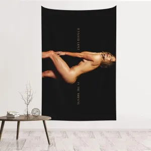 Jennifer Music Lopez Tapestry Design Soft Flannel Wall Art Hanging Decor Blanket Tapestrys For Living Room 60"X40" Inch