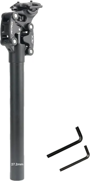 JFOYH Suspension Seatpost 27.2mm 30.9mm 31.6mm Shock Absorbing Bike seat Post for MTB/Cruiser Bike/Gravel Bike/ebike, 350mm Length, 50mm Travel