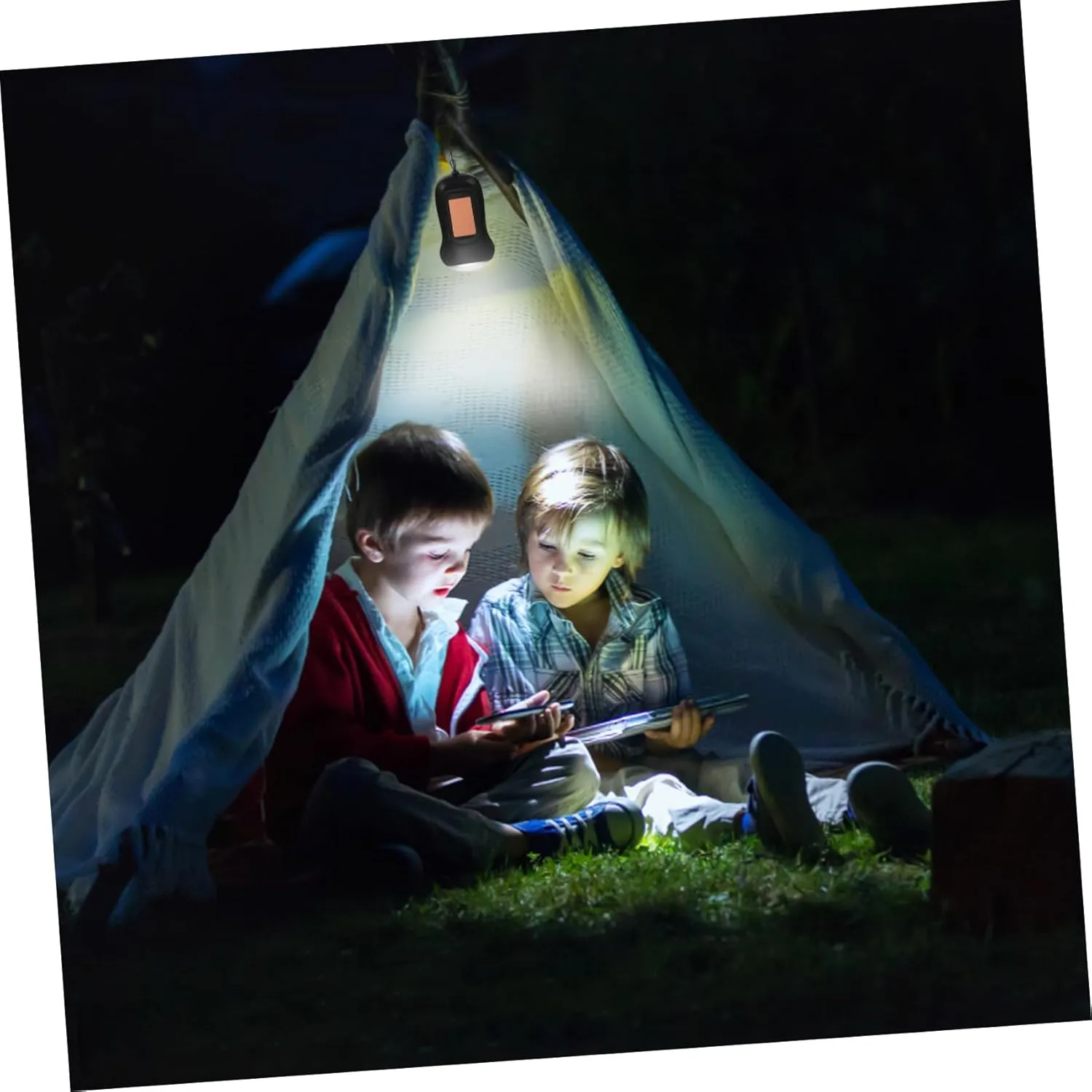 jojofuny 3pcs Emergency Flashlight Hand Crank Torch Led Portable Outdoor 3 Led Beads Long Distance Illumination Anti-Lost Strap Design
