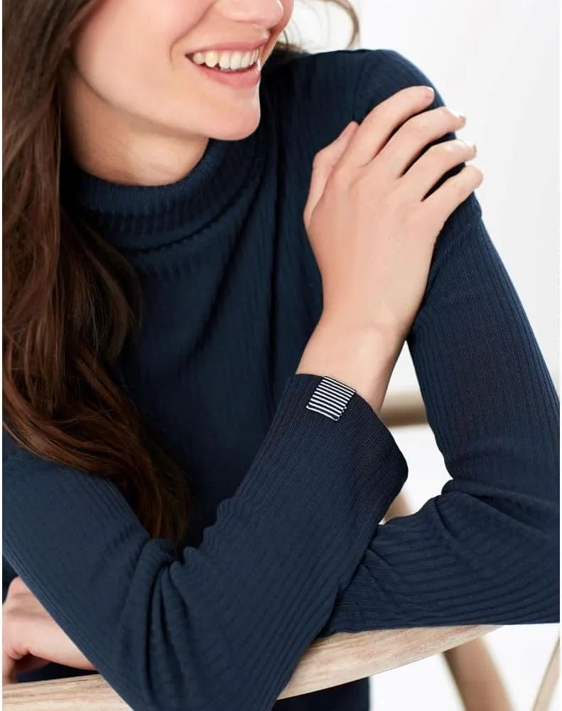 Joules Women's Clarissa Solid Roll Neck Jersey Top