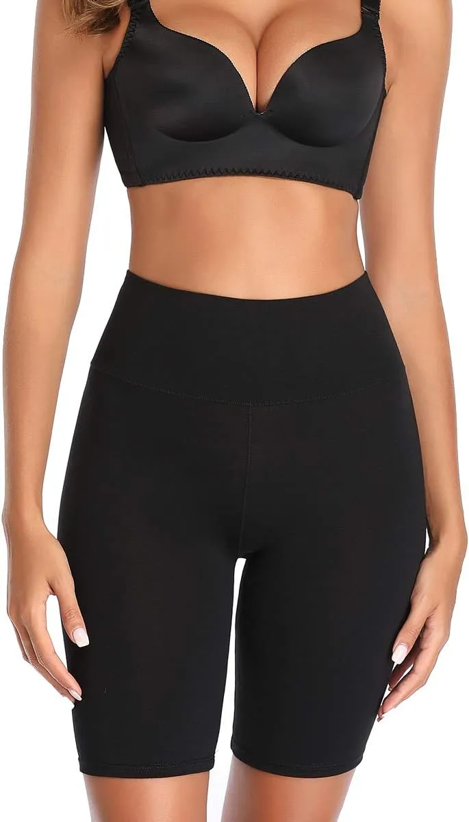 K-CHEONY Women's High Waisted Biker Anti Chafing Cotton Slip Boy Underwear Yoga Workout Shorts