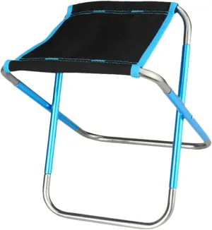 KESYOO Portable Folding Stool for Camping Beach and Fishing Comfortable and Convenient Collapsible Seat Lightweight Design for Outdoor Activities Compact