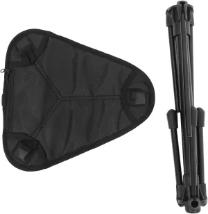 KESYOO Portable Folding Stool Lightweight Telescoping Camping Seat for Fishing Hiking Picnics and Outdoor Activities Durable Design with Stable Footrests