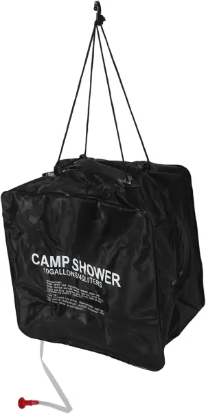 KESYOO Solar Shower Bag for Camping Portable Outdoor Shower Bag with Spray Head for Beach Hiking and Travel Convenient Solar Heating Design