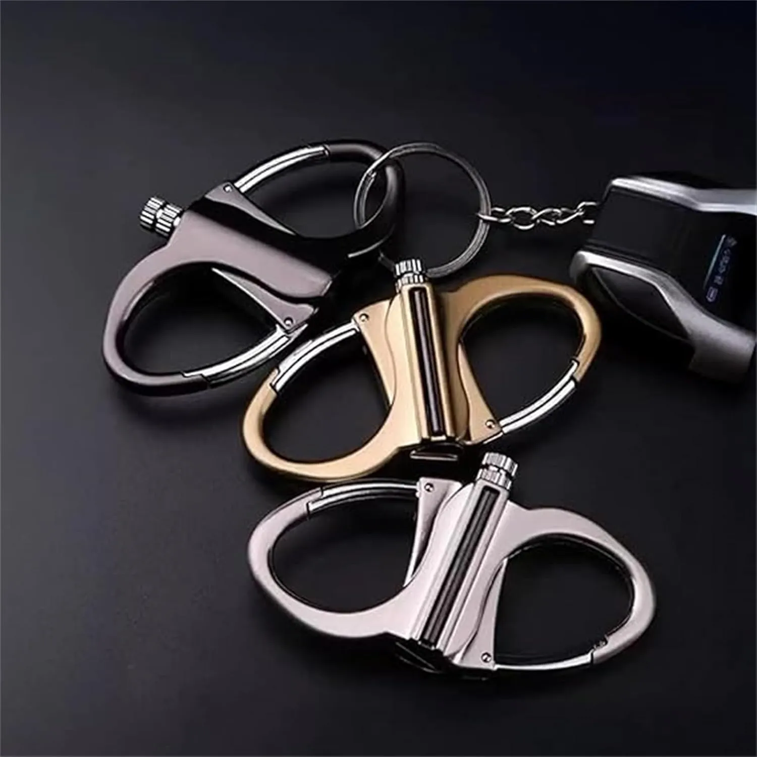 Keychain Lighte,Keychain Lighter Match,Portable Waterproof Flint Fire Starter Match, Mini Waterproof Lighters for Outdoor Car and Home (2pcs Silver)