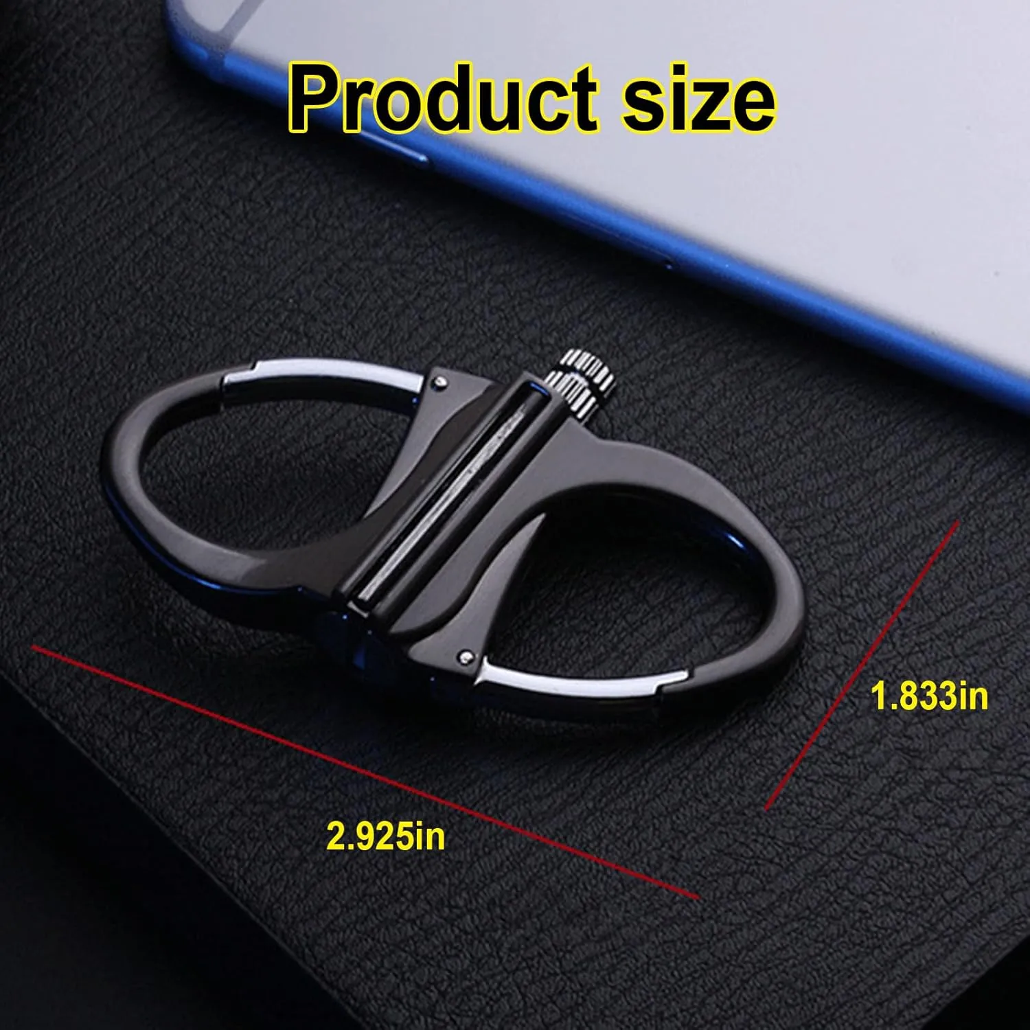 Keychain Lighter, Match Kerosene Refillable Lighter, Fire Starter Key Ring, Mini Waterproof Lighters for Outdoor Car and Home (Silver*1 Black*1 Gold*1)