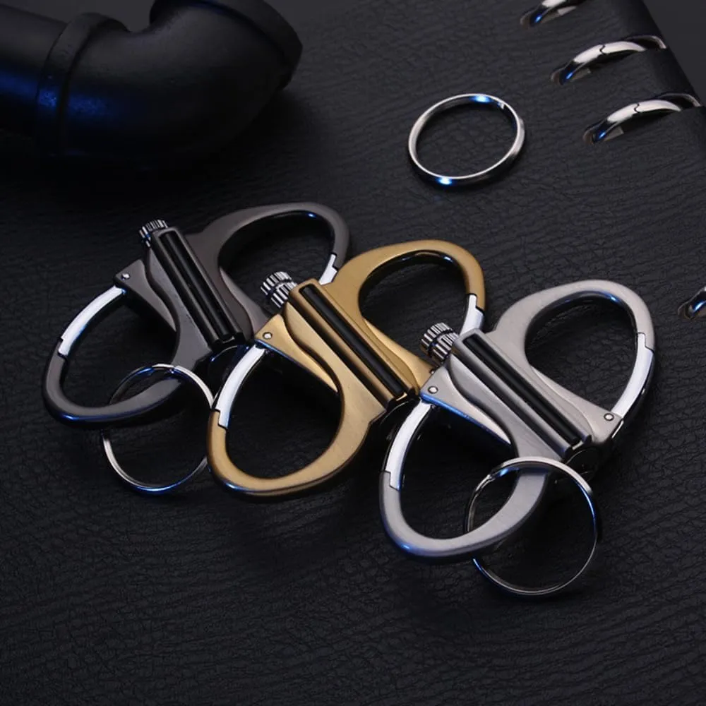 Keychain Lighter, Permanent Match Lighter, Forever Match Infinity Kerosene Refillable Lighters for Outdoor Camping Emergency Fire Starters Kit (Gold Silver)