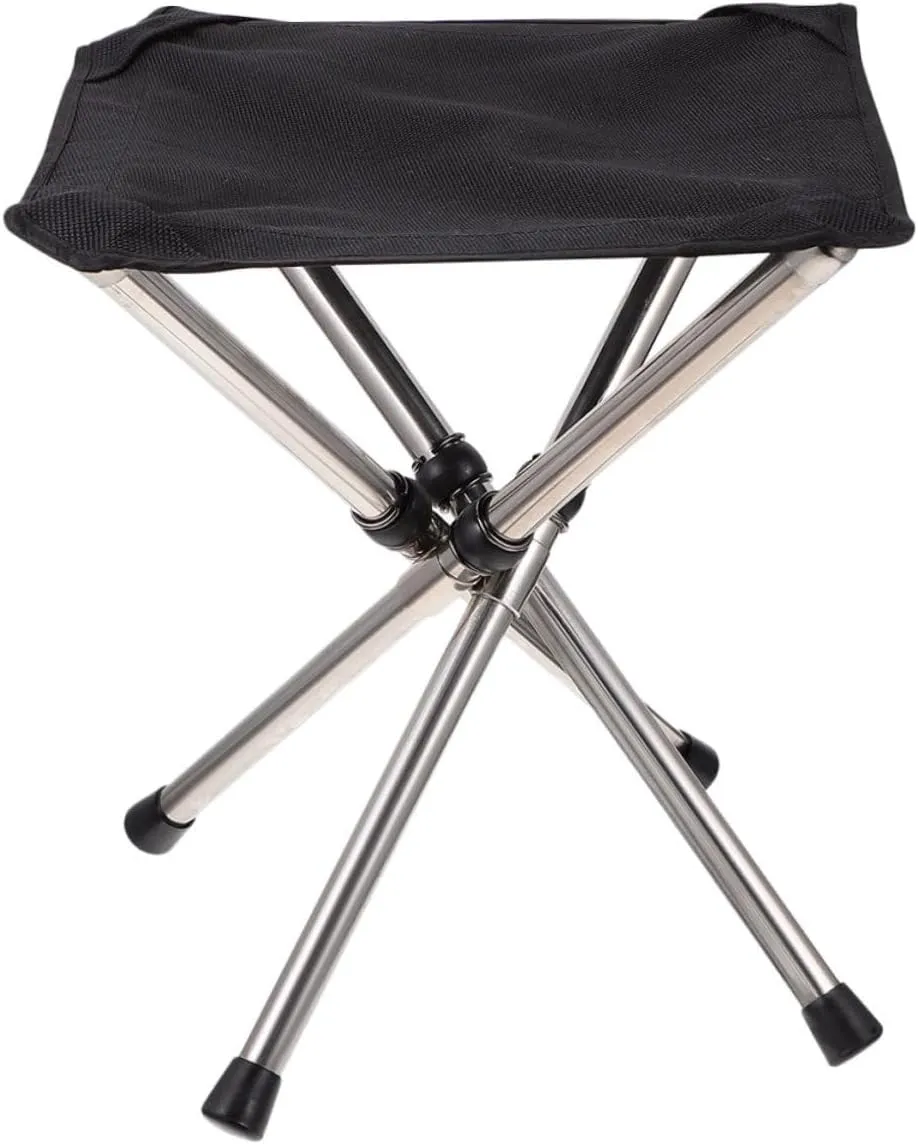 KICHOUSE Folding Camping Stool Compact Outdoor Chair Lightweight Durable for Travel