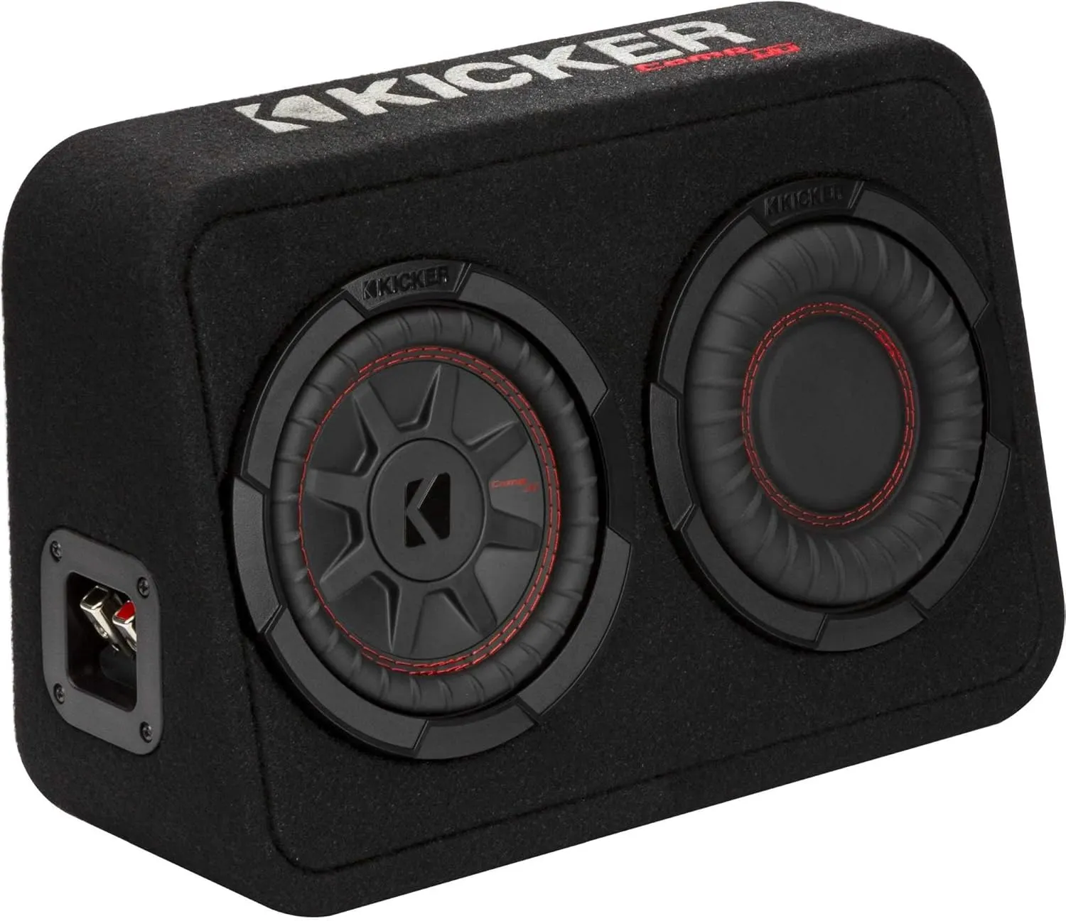 Kicker 48TCWRT672 CompRT 6.75" subwoofer in Thin Profile Enclosure, 2ohm