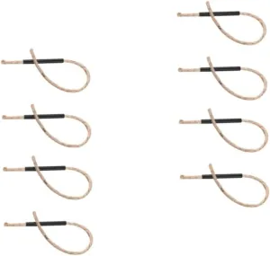 Kisangel 8 Sets Survival Wick Rope Waterproof Fire Starter Flint for Outdoor Activities