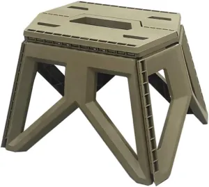 Kisangel Portable Camping Stool Lightweight Plastic Fishing Seat for Outdoor Activities for and Travel Sturdy Material Easy to Carry and Store