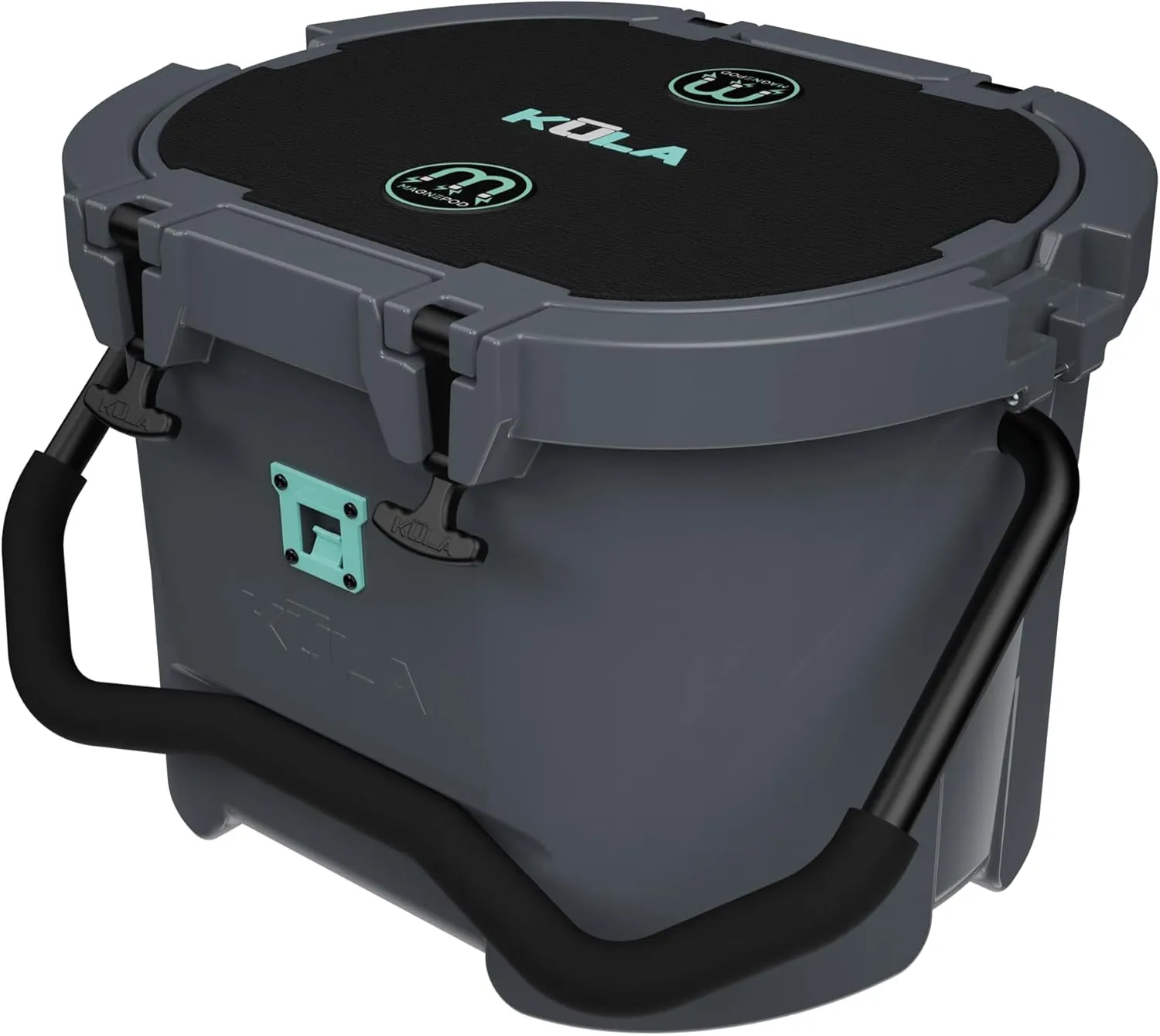 KULA by Bote Hard Shell MAGNEPod Compatible Cooler Travel Handle Rubber Closure Gatorshell Construction Strong Insulation 10 Gallon Capacity Portable Fishing Seat Multiple Colors