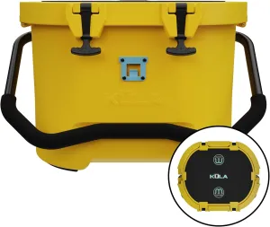 KULA by Bote Hard Shell MAGNEPod Compatible Cooler Travel Handle Rubber Closure Gatorshell Construction Strong Insulation 10 Gallon Capacity Portable Fishing Seat Multiple Colors