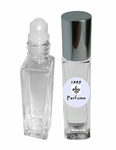 Lavender Perfume Roll On Glass Bottle - Alcohol Free - Refillable