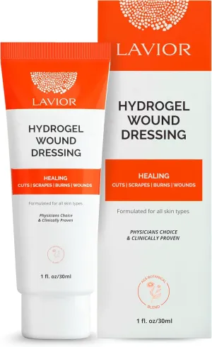 LAVIOR Multipurpose Botanical Wound Hydrogel 1oz – Fast Recovery for Cuts, Scrapes, Burns, Scars & Skin Irritations – Supports Skin Repair – Clinically Tested, Hypoallergenic, Natural, USA Made