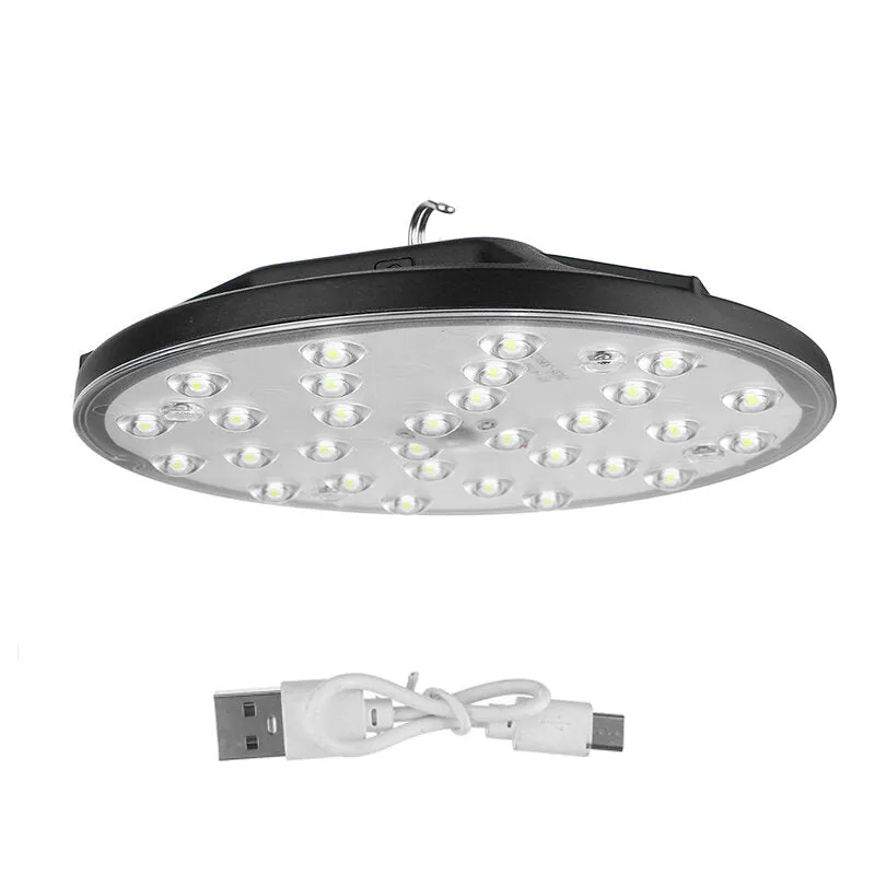 LED Solar Camping Tent Light Garden Hooking Floodlight Outdoor Lamp With Remote Control