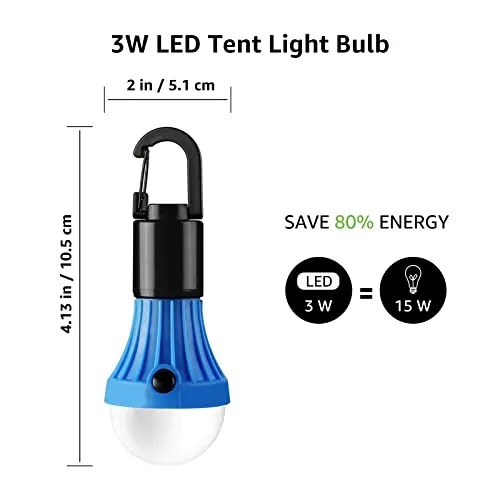 Lepro LED Camping Lantern, Camping Accessories, 3 Lighting Modes
