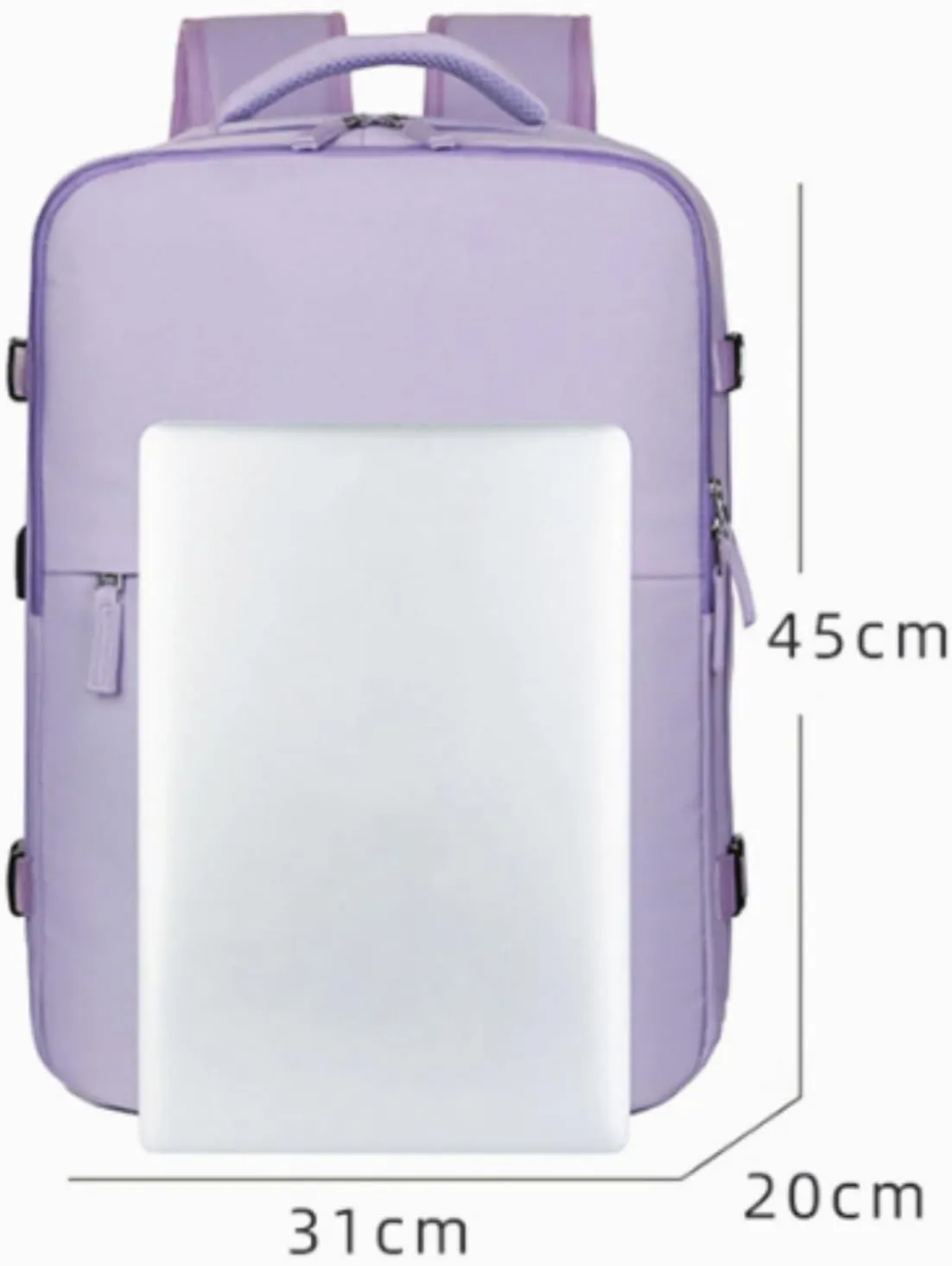 Levettevac Mochila, Levettebag, Levettevac Backpack, Expandable Large Capacity, Large Capacity Waterproof, Travel Bag (purple)