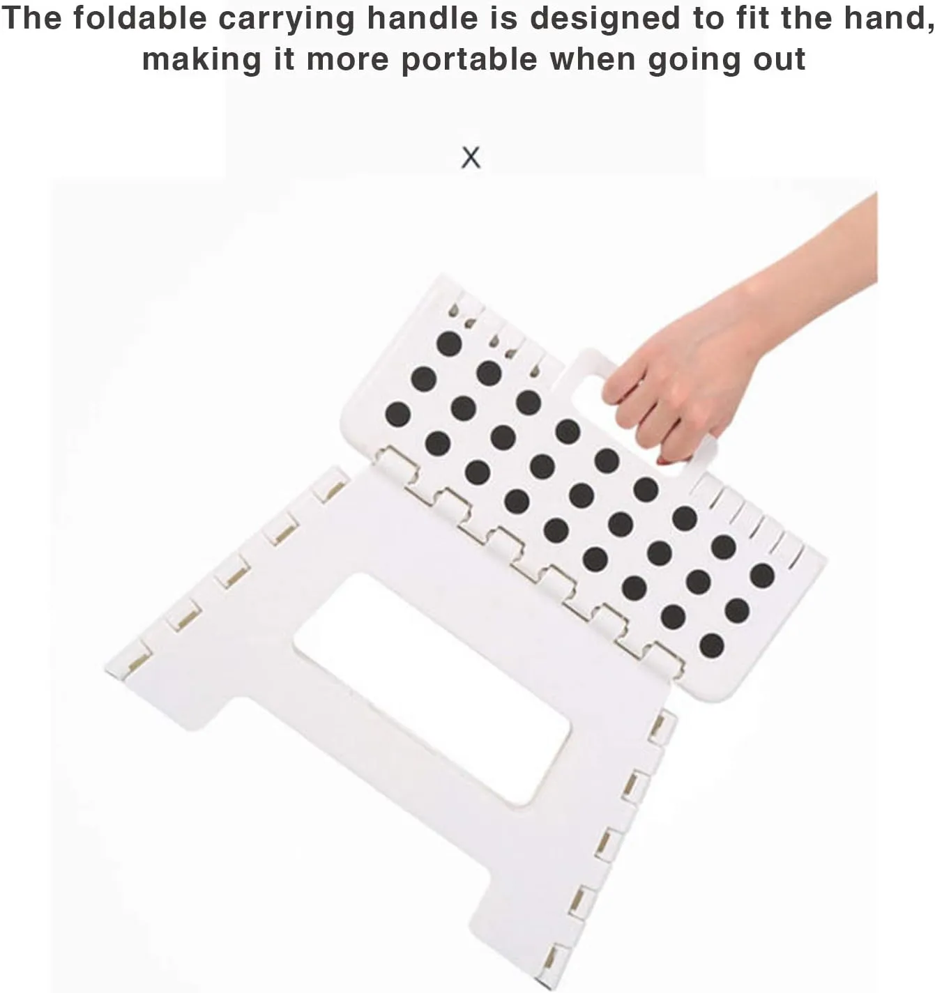 Light Household Thickened Plastic Folding Stool Plastic Material Super Strong Outdoor for Garden BBQ Fishing Hiking Travel