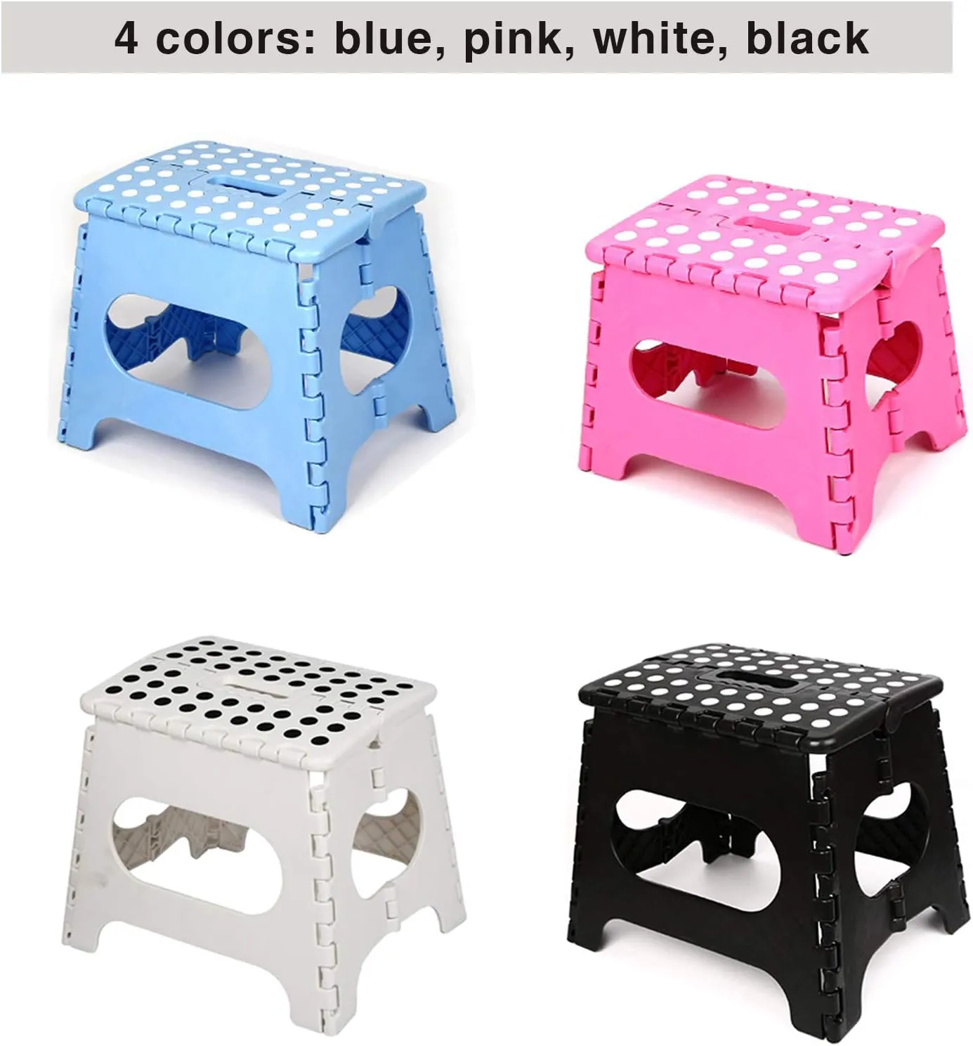 Light Household Thickened Plastic Folding Stool Plastic Material Super Strong Outdoor for Garden BBQ Fishing Hiking Travel