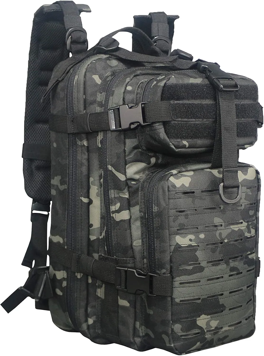 Lightning X Stocked EMS/EMT Trauma & Bleeding First Aid Responder Medical Backpack   Kit   Pouches - Black Camo
