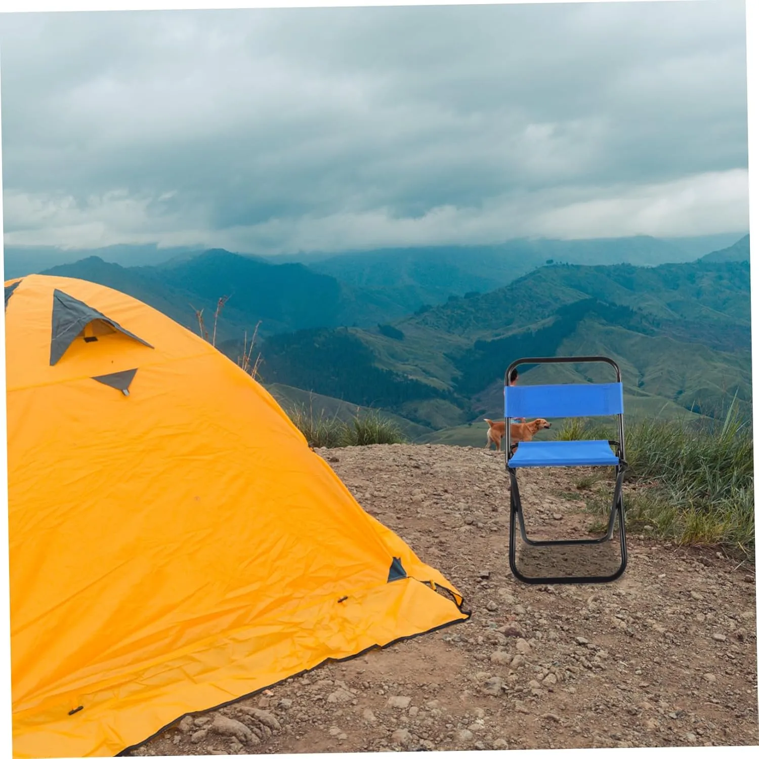 Lightweight Portable Folding Camping Chair Compact Outdoor Fishing Stool for Travel Sports Events and Gardens Ergonomic Design for Comfort and Durability