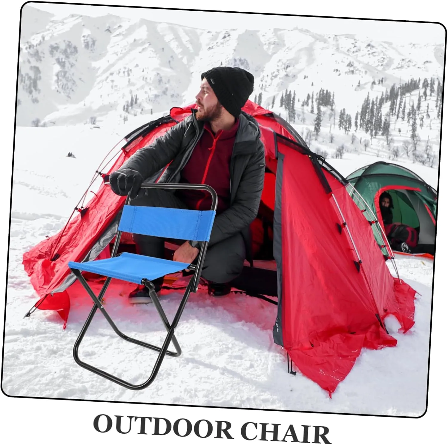 Lightweight Portable Folding Camping Chair Compact Outdoor Fishing Stool for Travel Sports Events and Gardens Ergonomic Design for Comfort and Durability