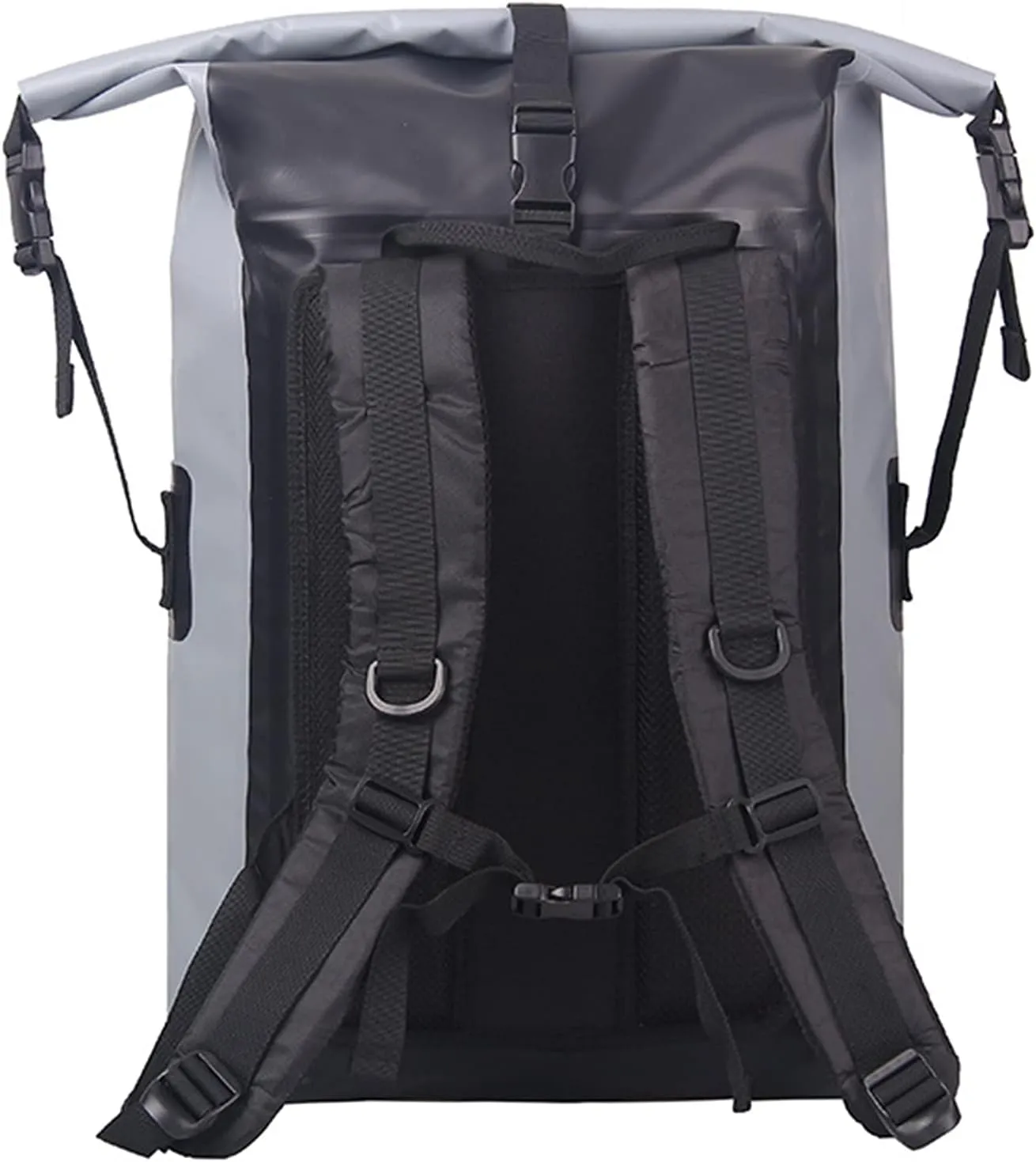 Lightweight Storage Bag Backpack with Exterior Zippered Pocket, Floating Dry Bag, Keep Gear Dry Clean, for Travel, Swimming, Boating, Kayaking (Color : Gray)