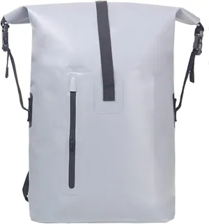 Lightweight Storage Bag Backpack with Exterior Zippered Pocket, Floating Dry Bag, Keep Gear Dry Clean, for Travel, Swimming, Boating, Kayaking (Color : Gray)