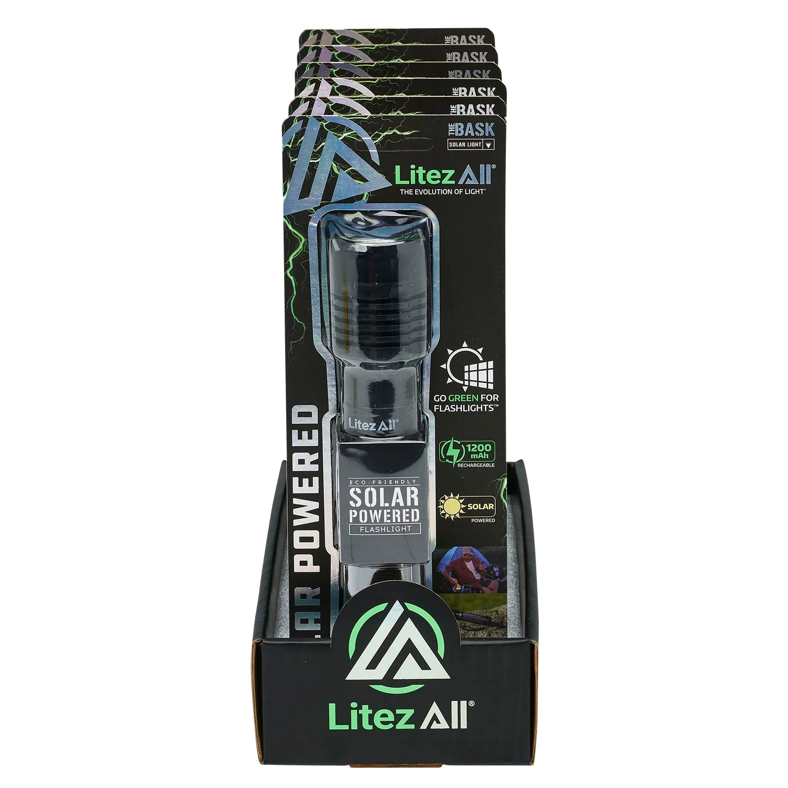 LitezAll Bask Solar Powered Flashlight