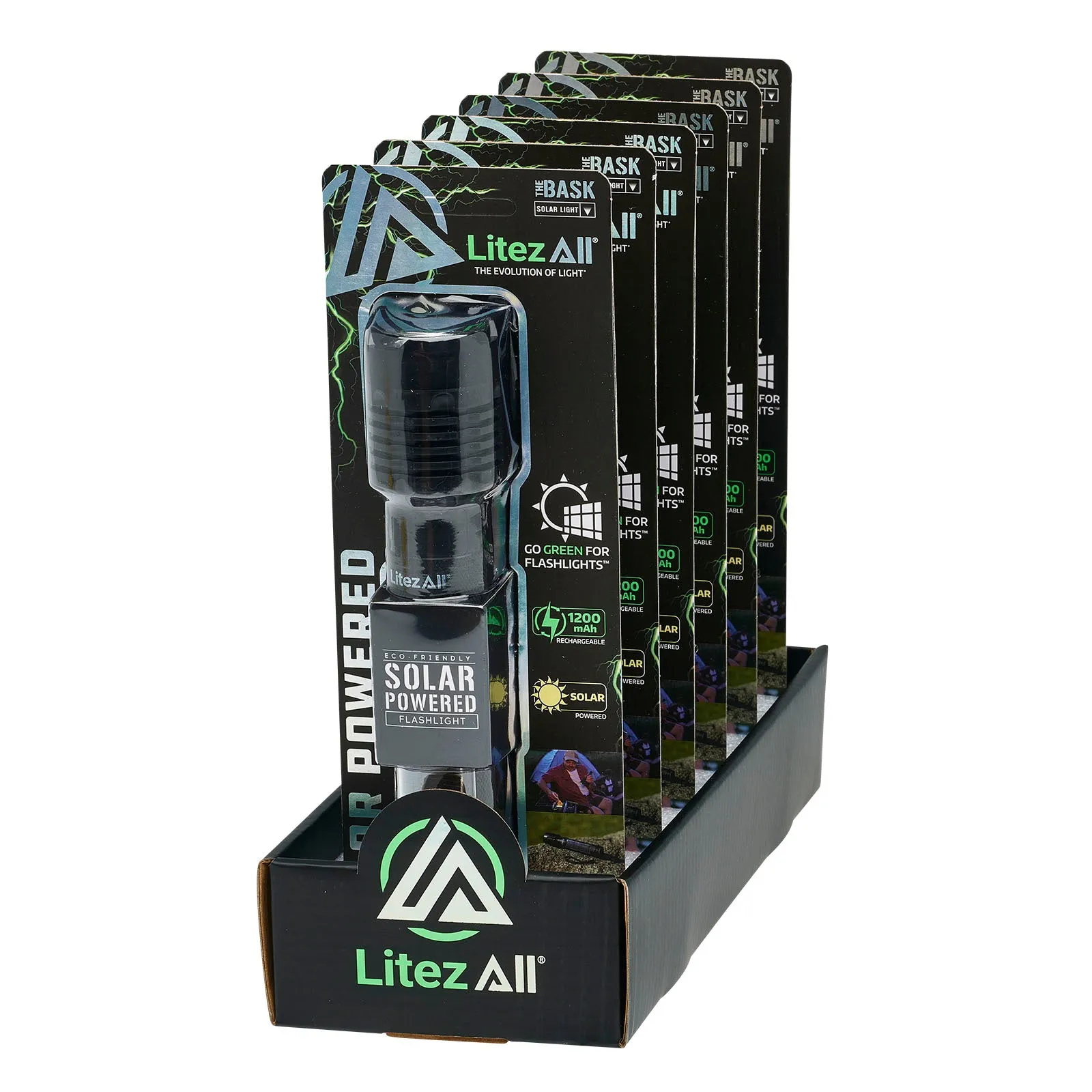 LitezAll Bask Solar Powered Flashlight