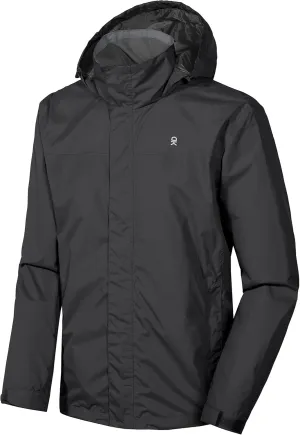 Little Donkey Andy Men's High-performance Waterproof Rain Jacket Ultra Lightweight Rain Shell for Hiking,Golf,Travel