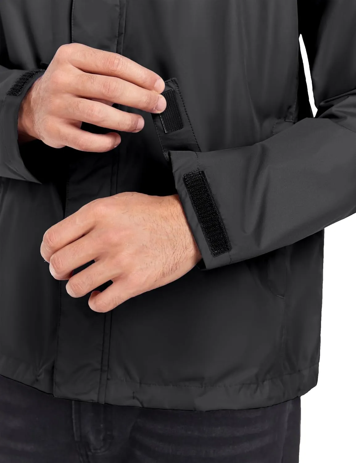 Little Donkey Andy Men's High-performance Waterproof Rain Jacket Ultra Lightweight Rain Shell for Hiking,Golf,Travel