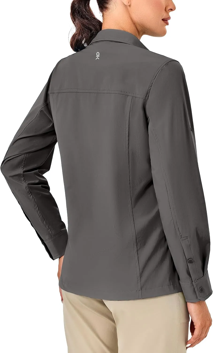 Little Donkey Andy Women's Long Sleeve Travel Shirt, UPF 50  Safari Shirt, Outdoor Cool Quick Dry Hiking Shirts