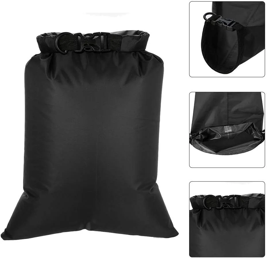 Lixada Waterproof Dry Bags, 3/5/6 Pack Ultimate Dry Sack - 3L 5L 8L Lightweight, Roll Top Outdoor Dry Sacks for Kayaking Camping Hiking Traveling Boating Water Sports
