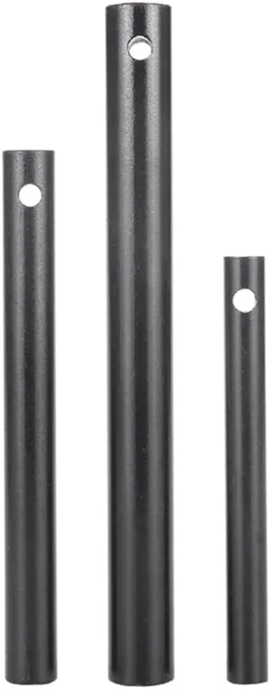 Lot 5 Pieces Ferrocerium Fire Starter Solid Rods, Portable Drilled Ferro Flint Lighter Rod for Camping Hiking Emergency Survival Tool, Diameter 12.7mm (0.5 inch), Length 127mm (5 inch)