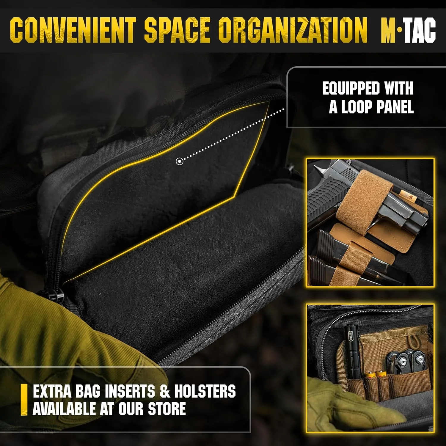 M-Tac Elite Dangler Pouch Large - Tactical Drop Down Utility Pouch with Hook & Loop Carrying - Dump Tool Pouch Carrying Kit Lower Bag