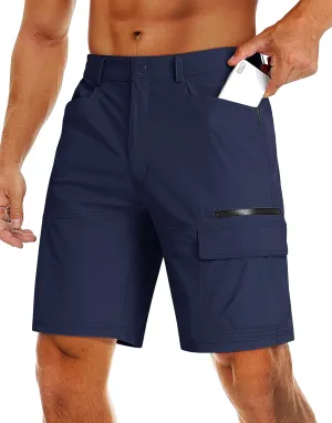 MAGCOMSEN Men's Hiking Cargo Shorts 9" Quick Dry Lightweight Summer Casual Shorts for Men Work Golf Outdoor 5 Pockets