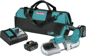 Makita XBP03T 18V LXT Lithium-Ion Cordless Compact Band Saw Kit (5.0Ah)