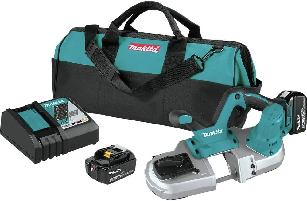 Makita XBP03T 18V LXT Lithium-Ion Cordless Compact Band Saw Kit (5.0Ah)