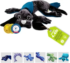manimo Weighted Dog Stuffed Animal for Kids & Adults - Stuffed Therapy Dog Sensory Lap Pad - Stress Relief Pillow Pet Toy for Shoulder, Chest & Legs -Perfect for Home, Schools, Kindergardens, Daycares