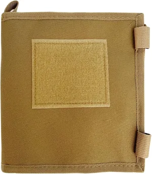 Map Case - Tactical Notebook, Multifunctional Weatherproof Map Case for Military Hiking, Tactical, Outdoor Activities,Tactical Notebook, Multifunctional Water-Resistant Map Case (Khaki)