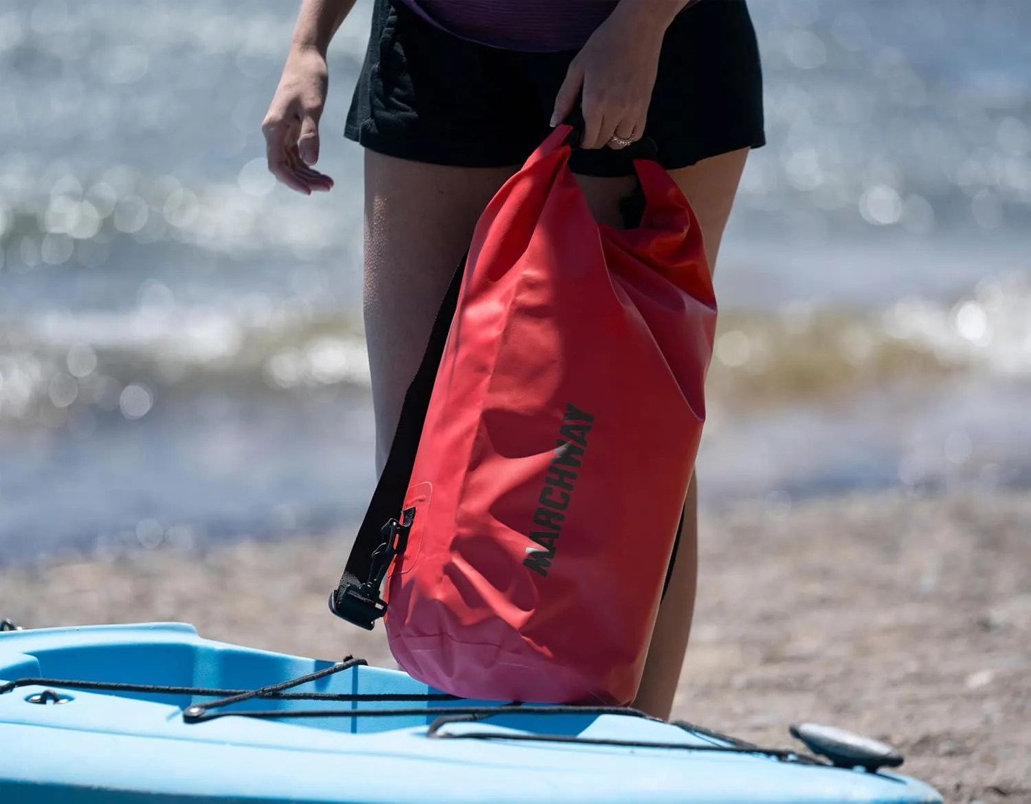 MARCHWAY Floating Waterproof Dry Bag Backpack 5L/10L/20L/30L/40L, Roll Top Sack Keeps Gear Dry for Kayaking, Rafting, Boating, Swimming, Camping, Hiking, Beach, Fishing