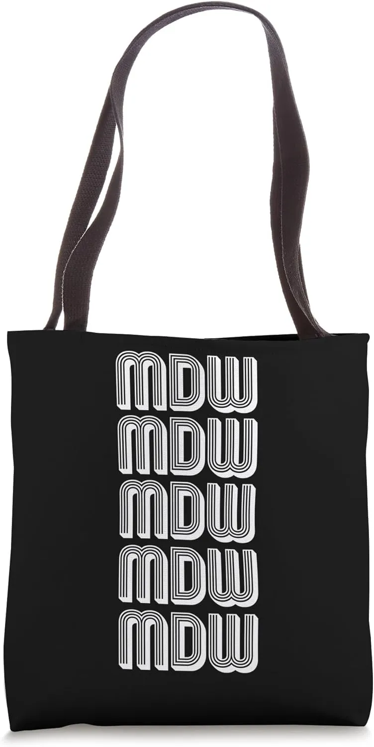 MDW Chicago Airport Travel Tote Bag