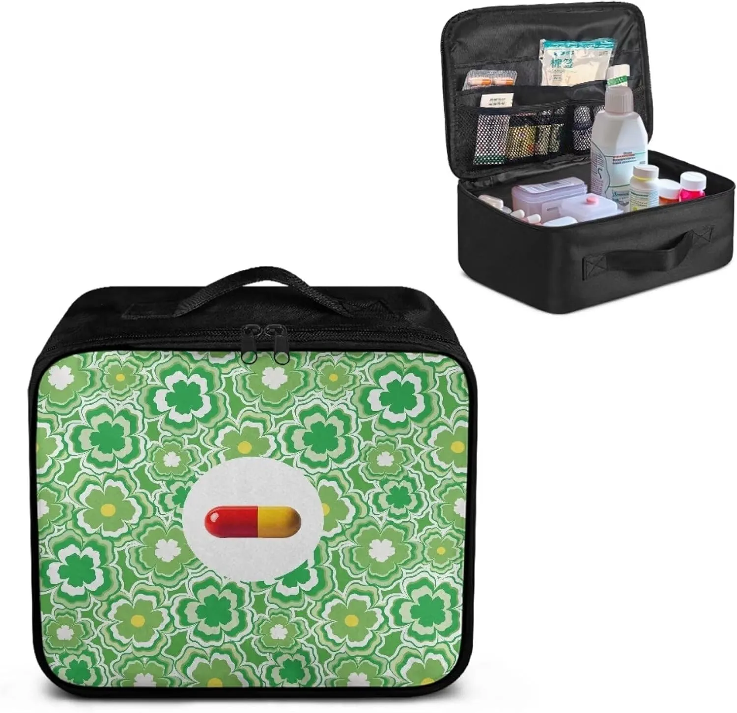 Medical kit Bag Empty-First Aid Kit-Medicine Organizer Bag-Medkit-Trauma Aid Kit,Camping-Hiking-Hunting Gear, Essential for Travel and Outdoor Activities (Bag Only)