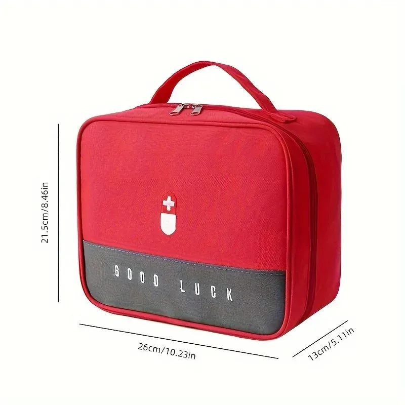 Medicine Storage Box Portable First Aid Bag For Household Carry-on Bags Travel Classification Medicine Storage First Aid Kit